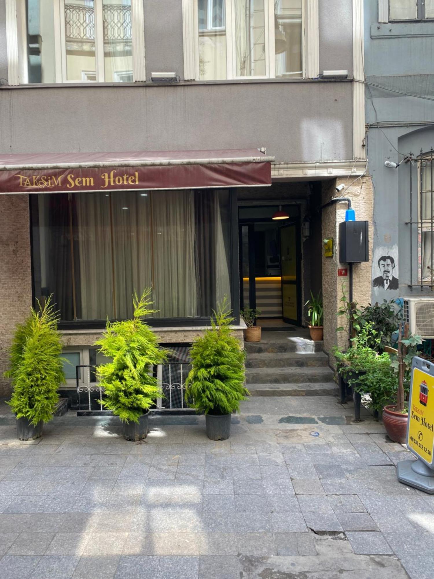 Taksim Sem Hotel Istanbul Exteriör bild